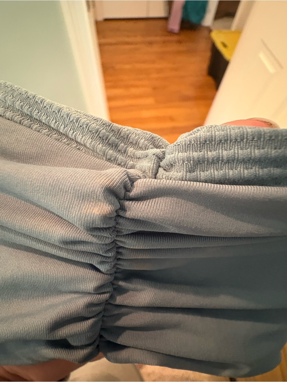 Lspace ribbed marlee top and Bardot bottom in slated glass size M - Picture 3 of 6